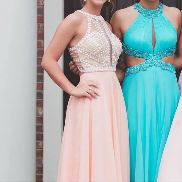 Blush | Dresses | Blush Pinkpeach Dress Size | Poshmark